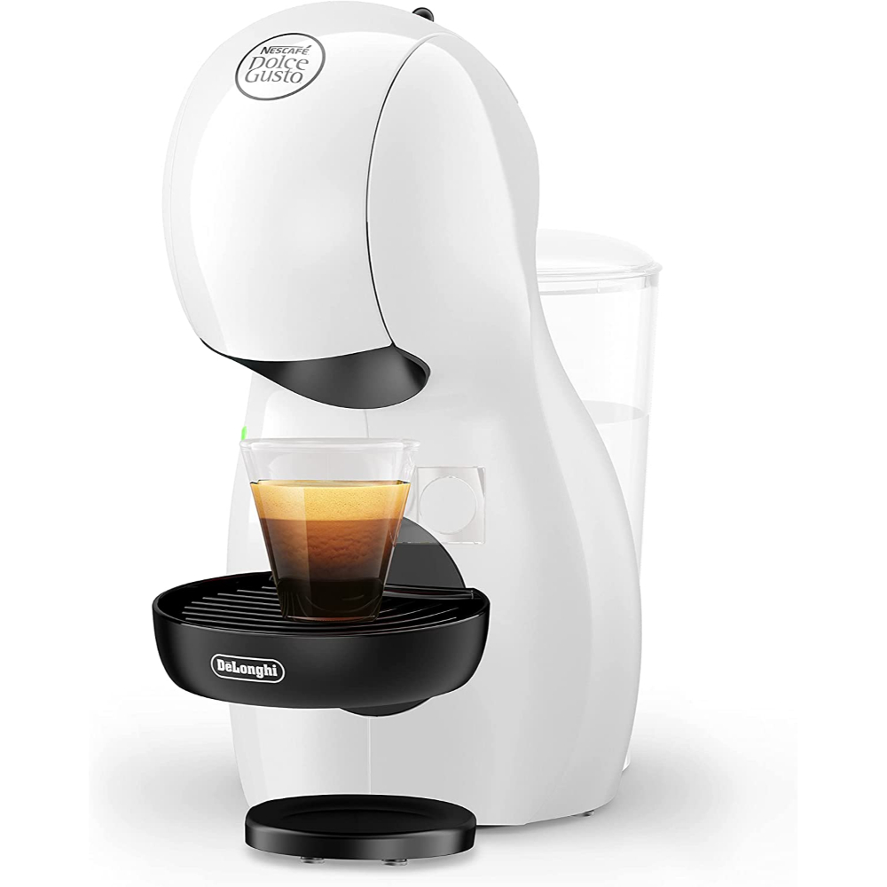 Dolce Gusto White Piccolo XS Coffee Machine + Free Coffee Capsules Box, EDG110.WB